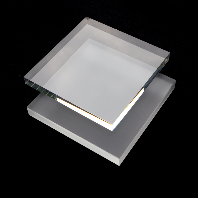 Fabricante de HUASHUAITE 100% nuevo material personalizado fábrica de láminas de plexiglás acrílico esmerilado de color con precio barato